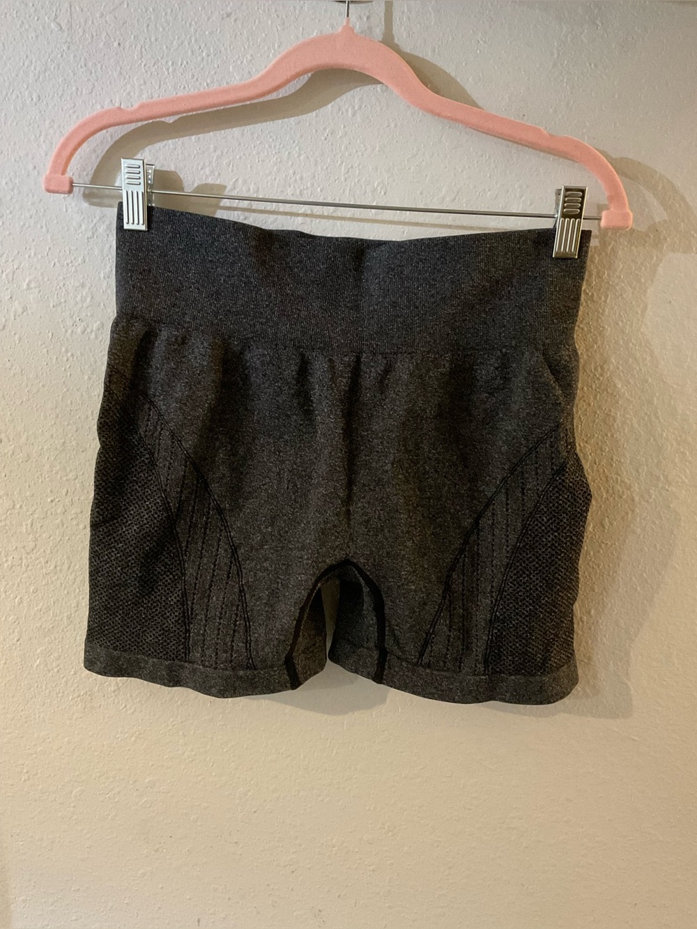 Women’s High-Waist Charcoal Active Shorts
